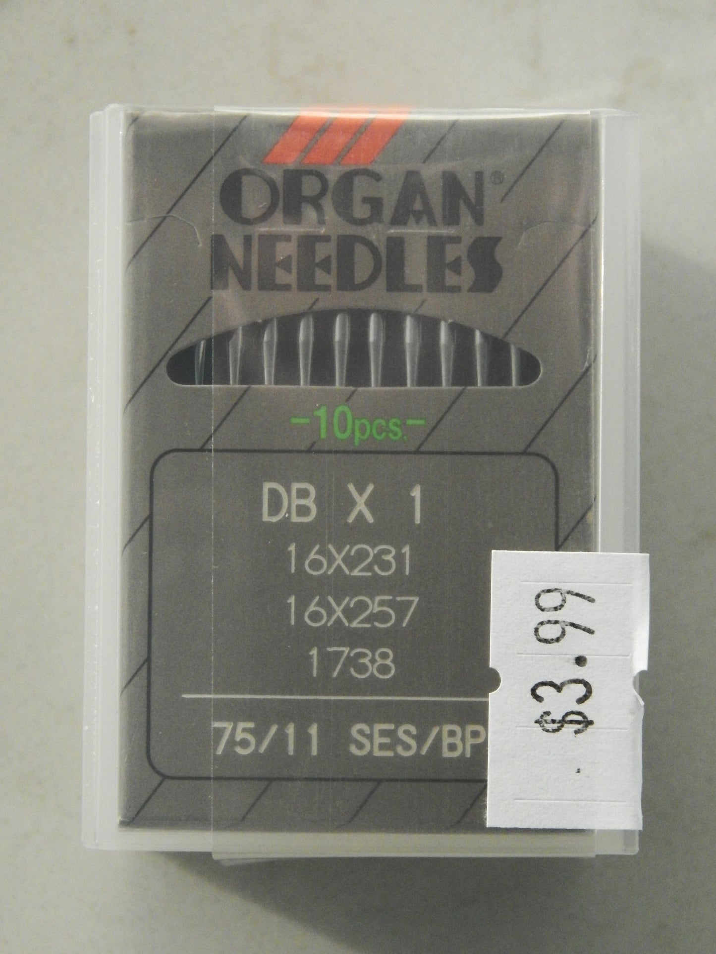 Organ Industrial Needles - 16x257