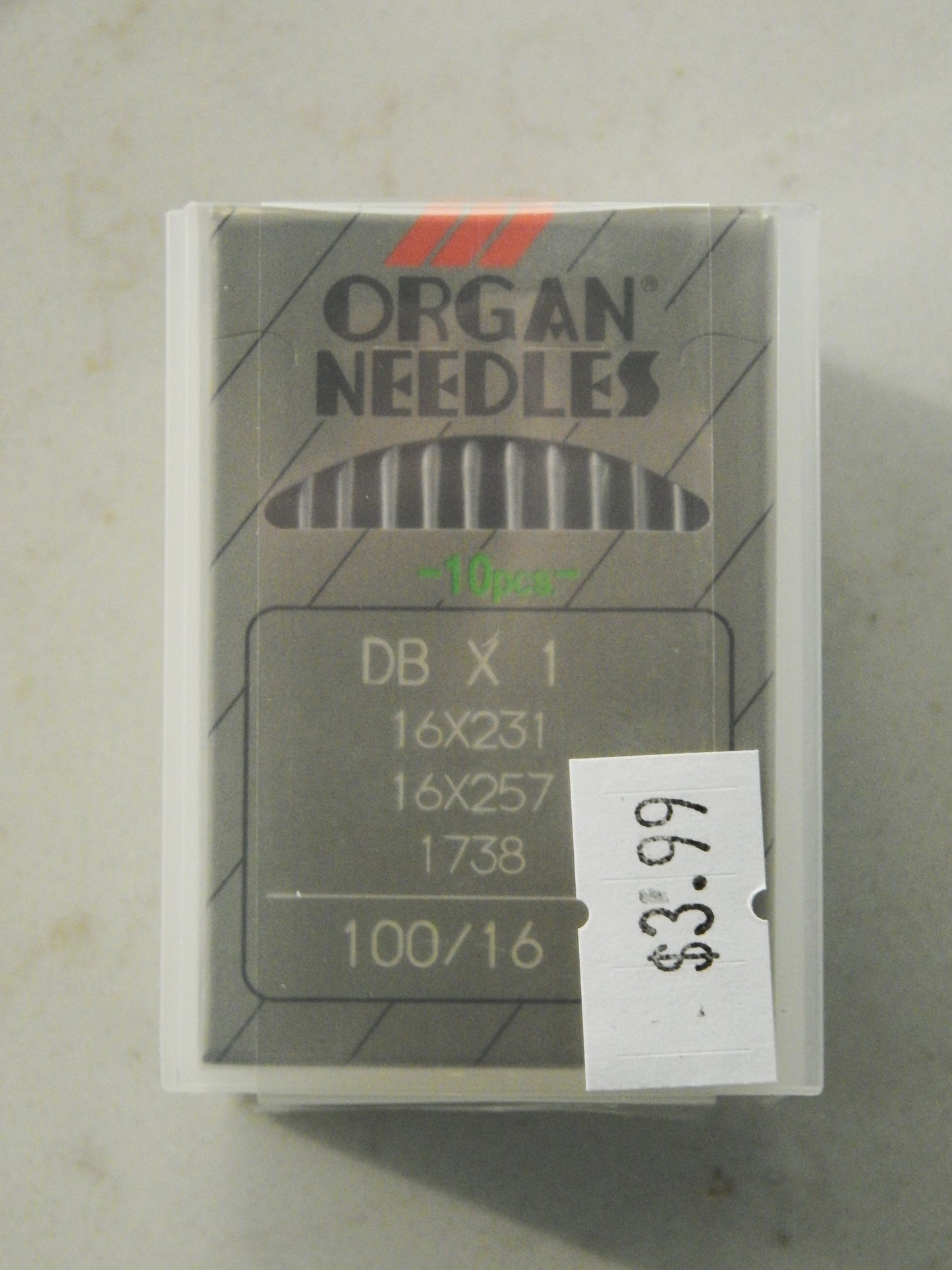 Organ Industrial Needles - 16x257