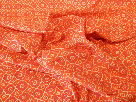 Pink & Orange Quatri Cotton