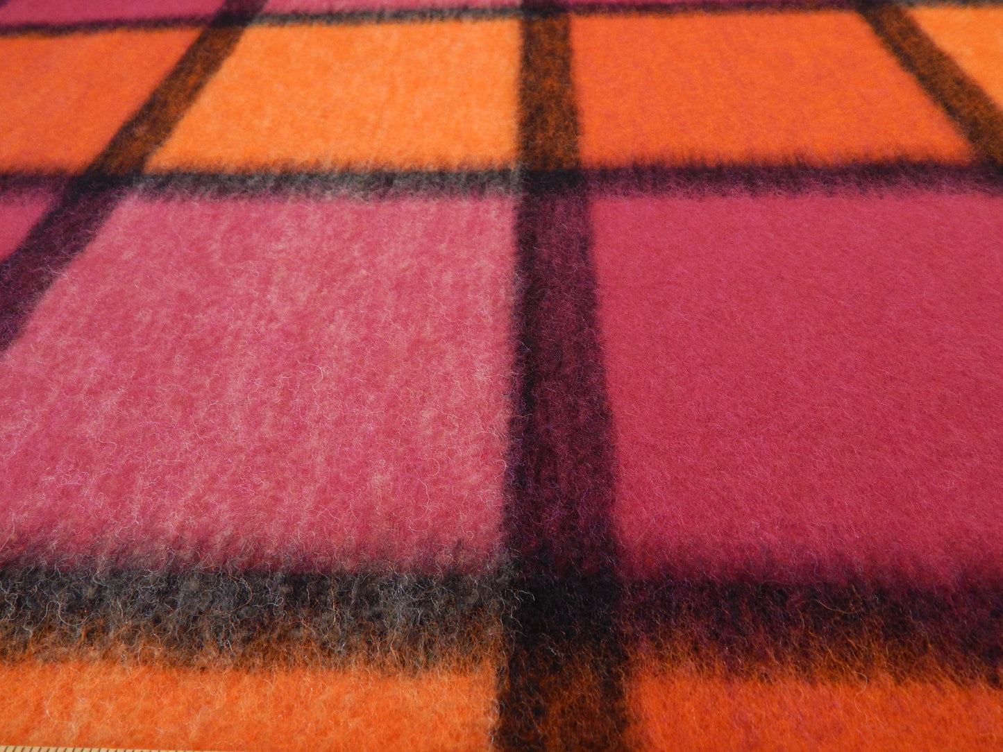 XL Pink Plaid Wool
