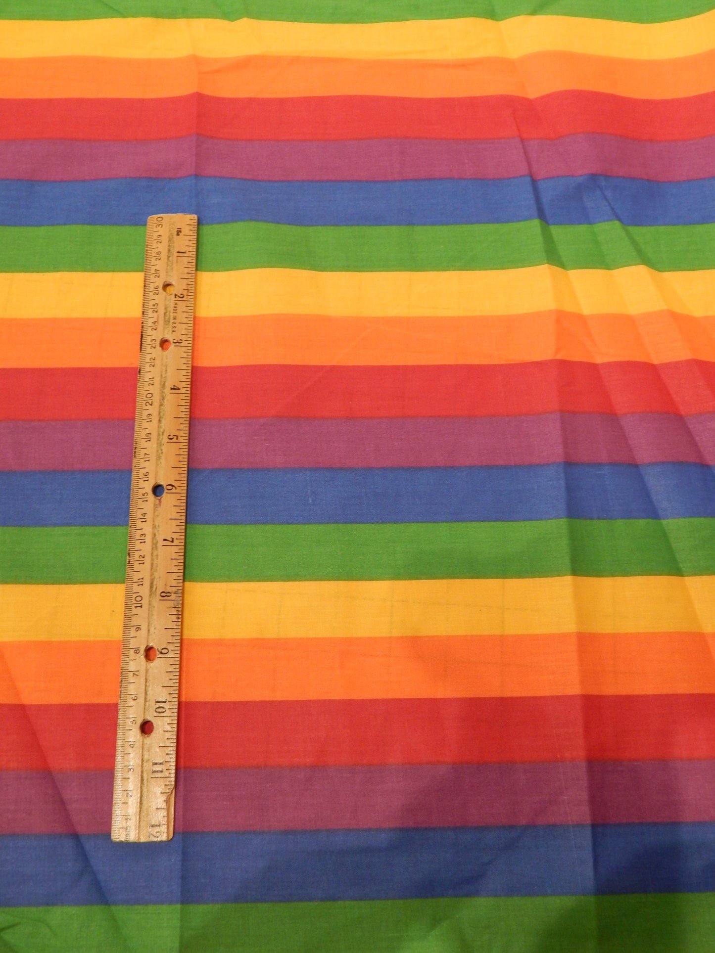 Rainbow Stripes Cotton
