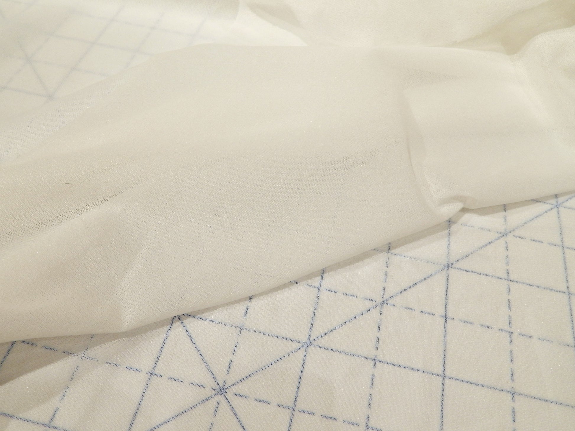 White Lightweight Fusible Tricot Interfacing - by the half yard ...