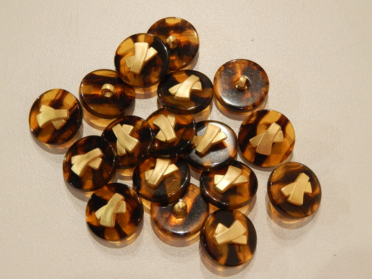 Golden Bows and Tortoise Buttons