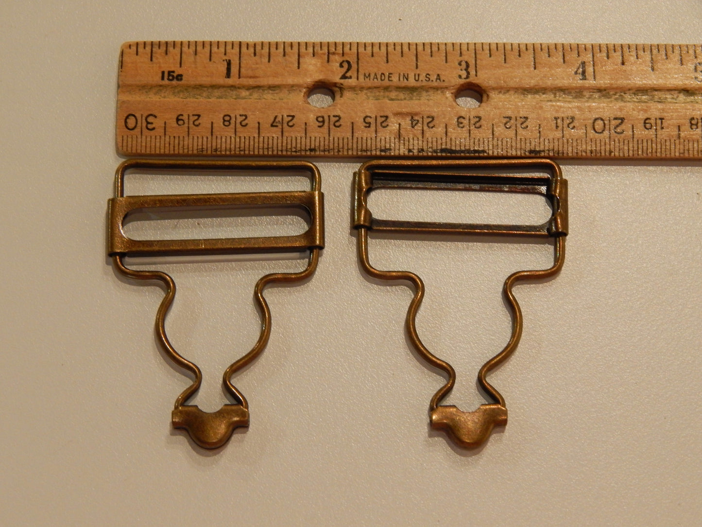 Burnished Brass Overall Fastener