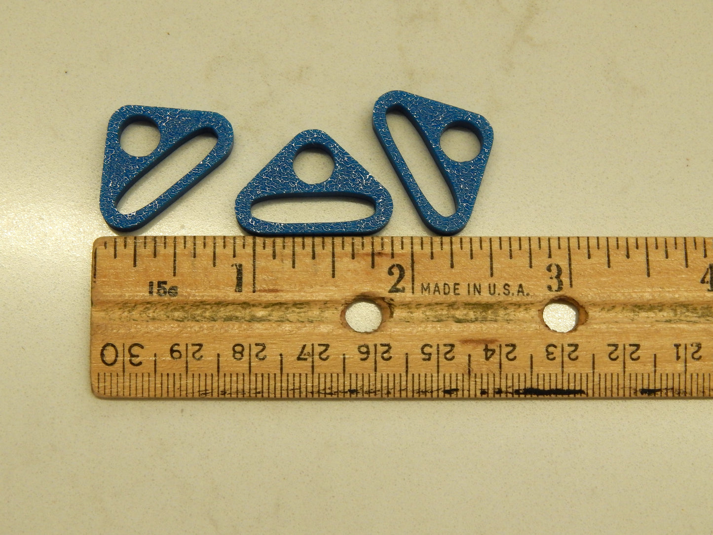 Plastic Triangle Rings - Multiple Sizes and Colors - Made in Kansas City