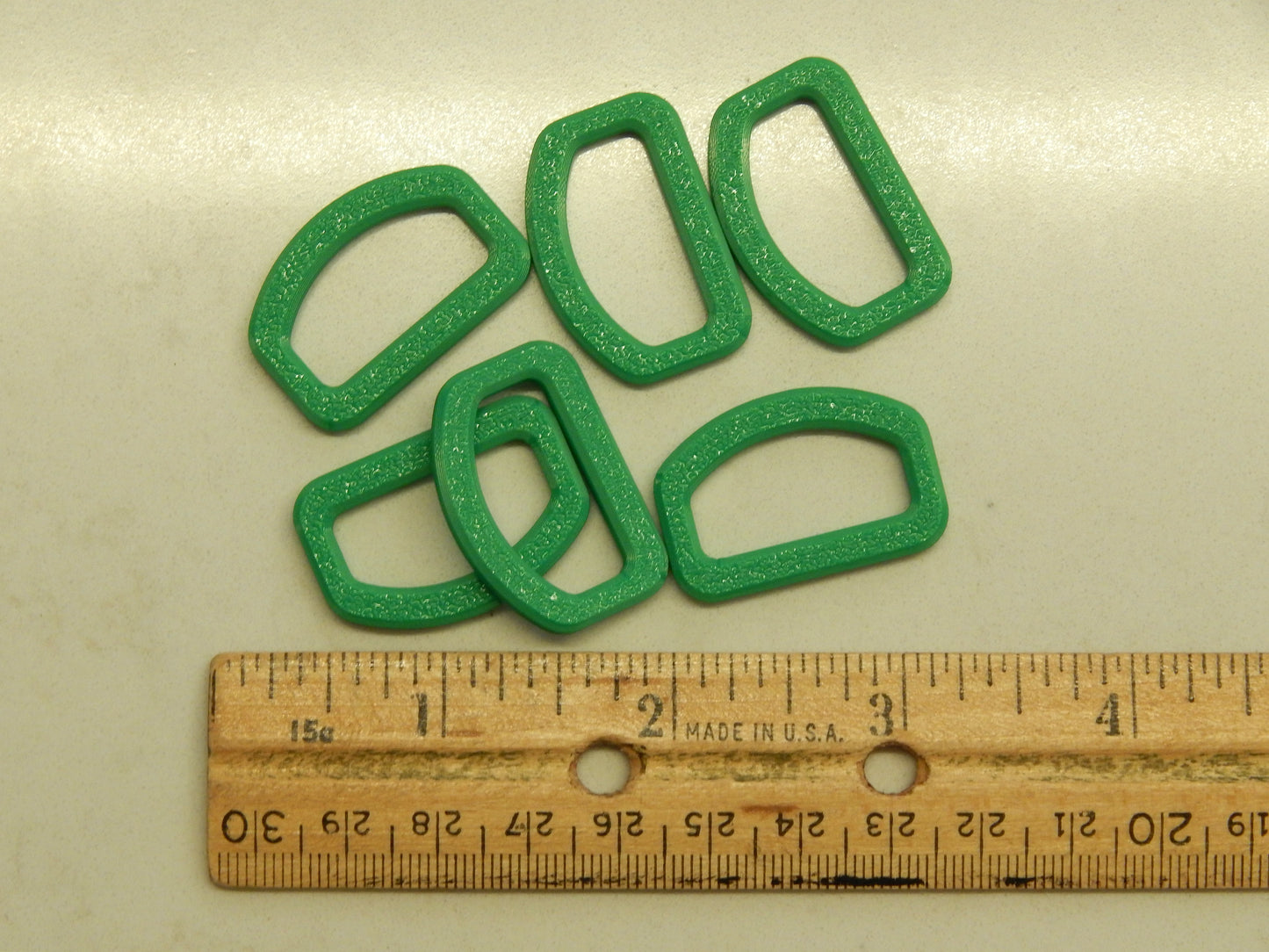 Plastic D-Rings - Multiple Sizes and Colors