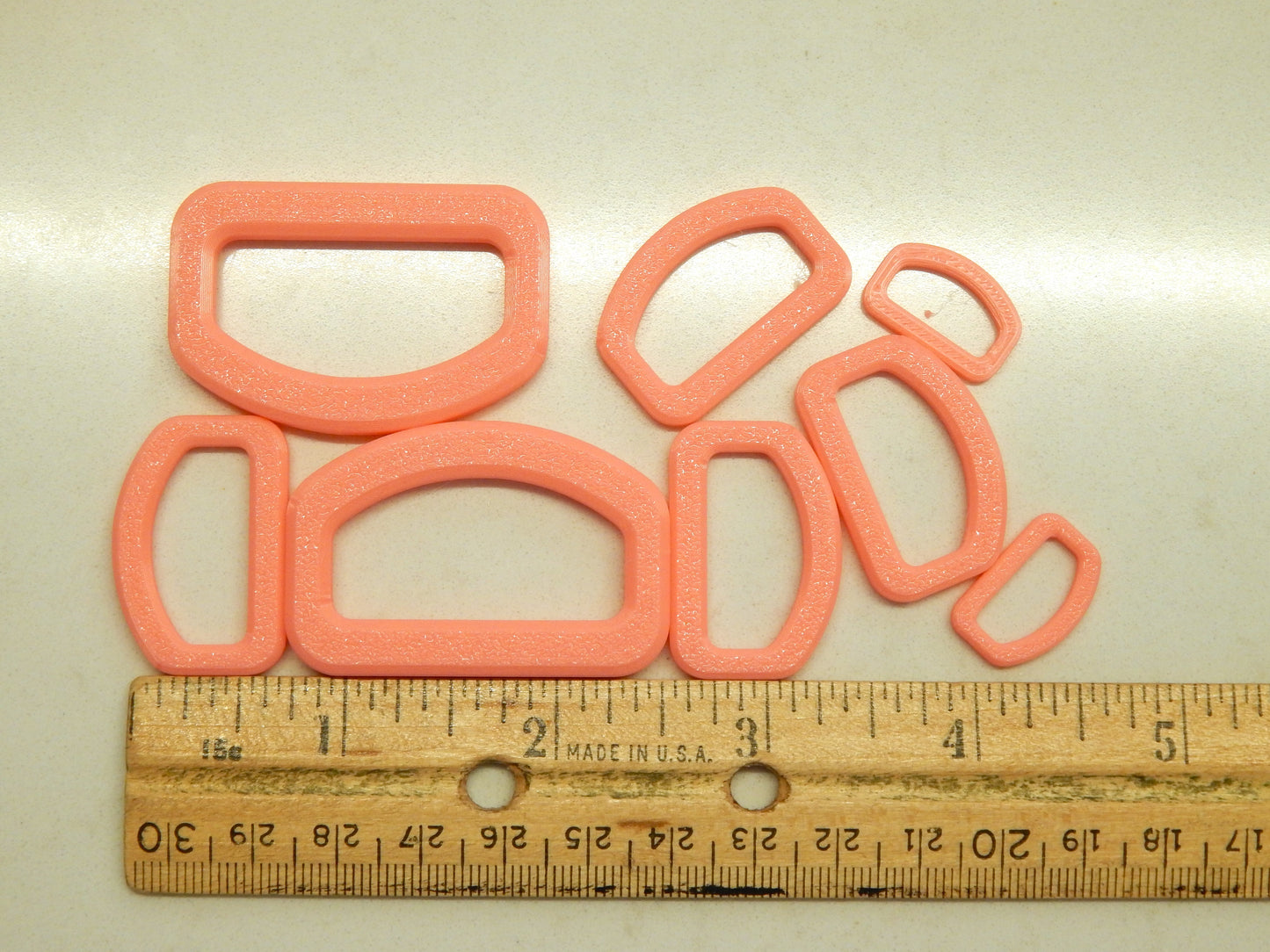 Plastic D-Rings - Multiple Sizes and Colors