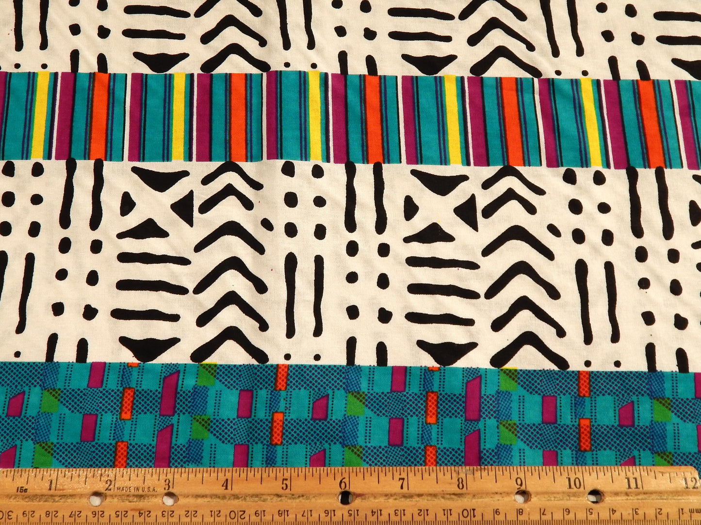 Zebra Oasis - African Wax Print Cotton