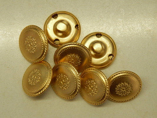 Gold Medallion Buttons