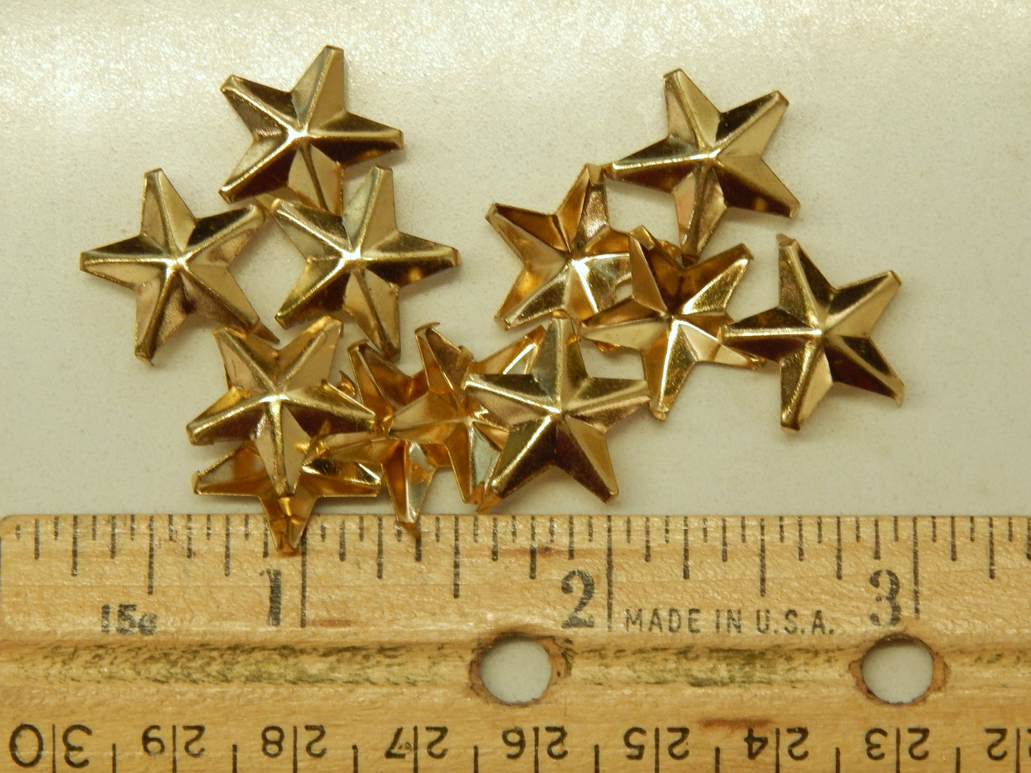 Gold Star Studs - Metal