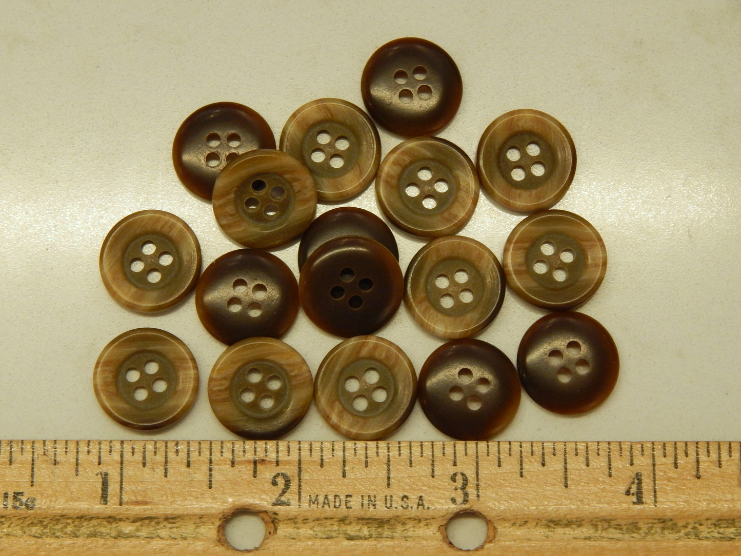 Tan and Brown Tortoiseshell Buttons