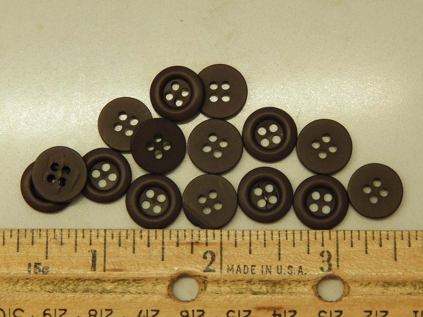 Charcoal Grey Shirting Buttons