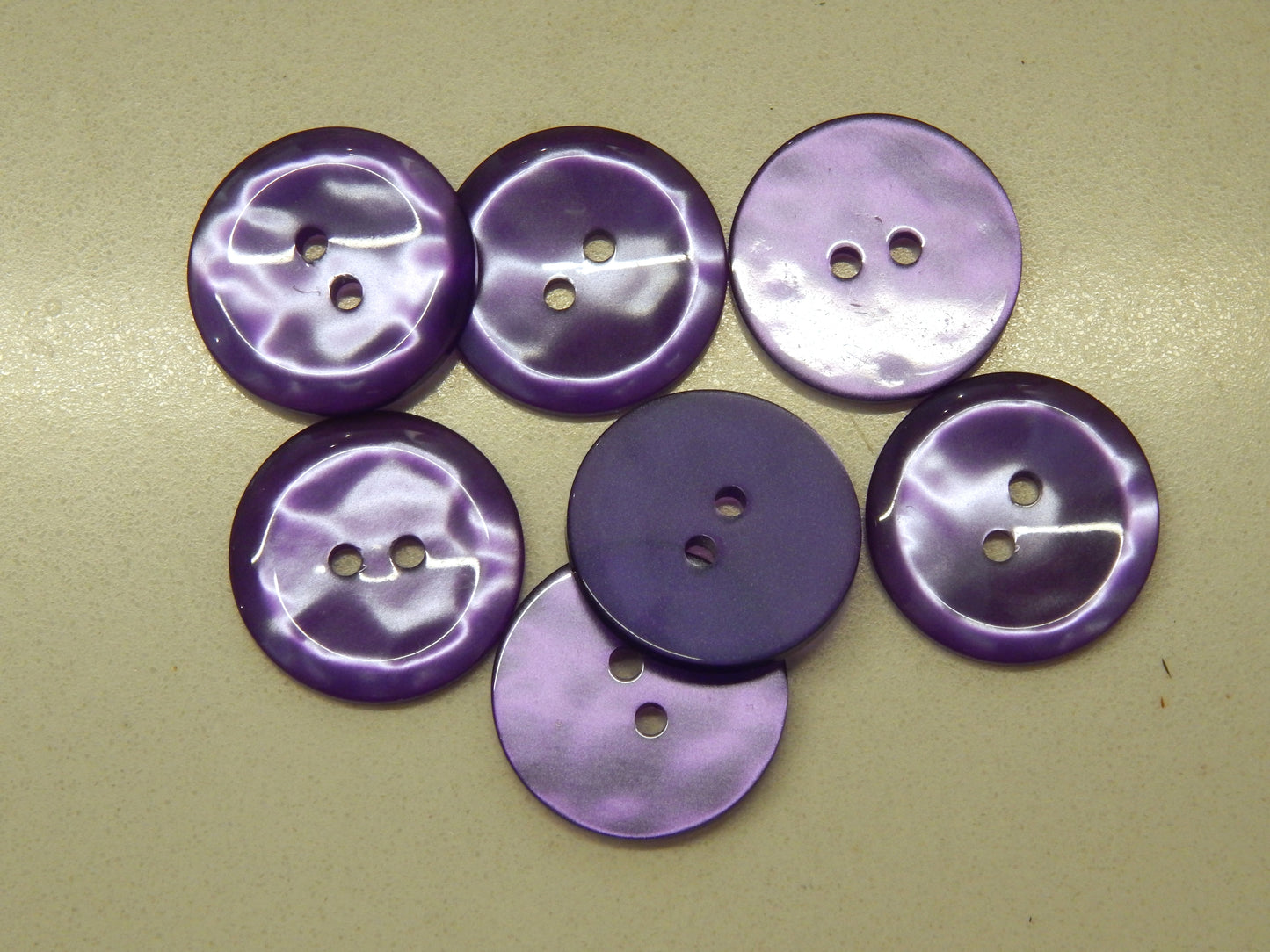 Glassy Purple Buttons