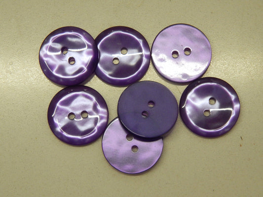 Glassy Purple Buttons
