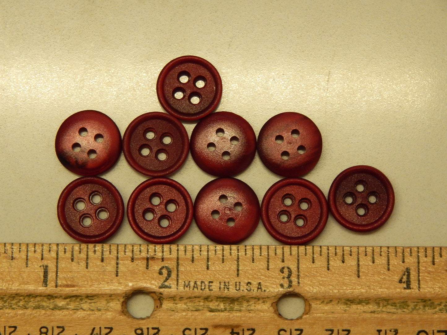 Shiny Dark Red Buttons