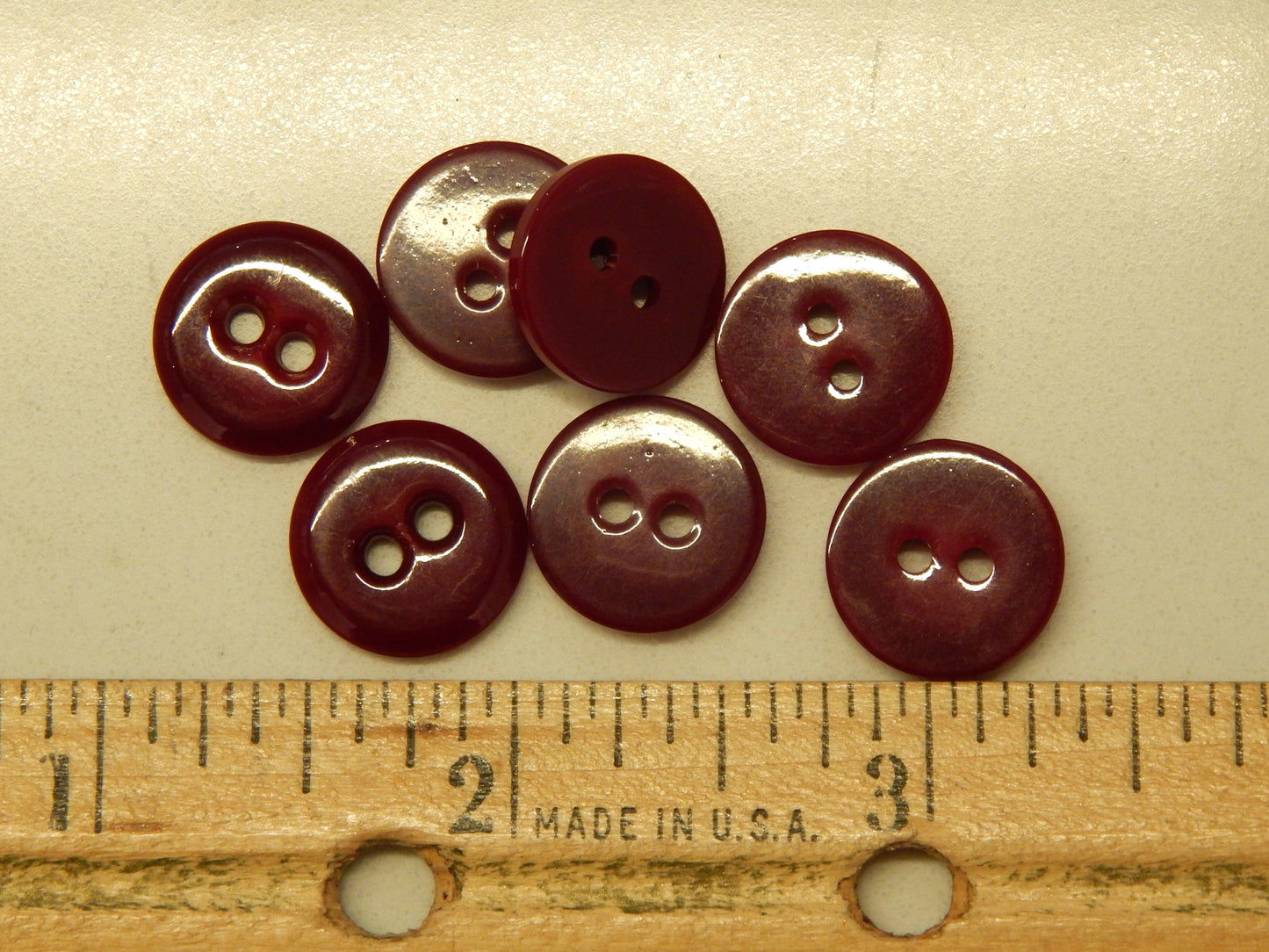 Glassy Red Buttons