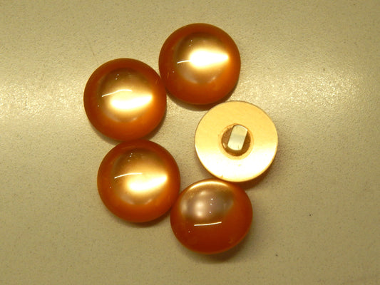 Orange Moonstone Buttons