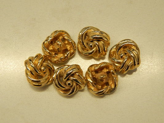 Gold Knot Buttons