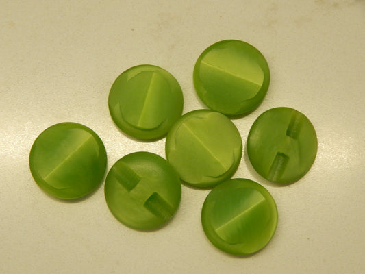 Shimmery Dark Lime Green Buttons