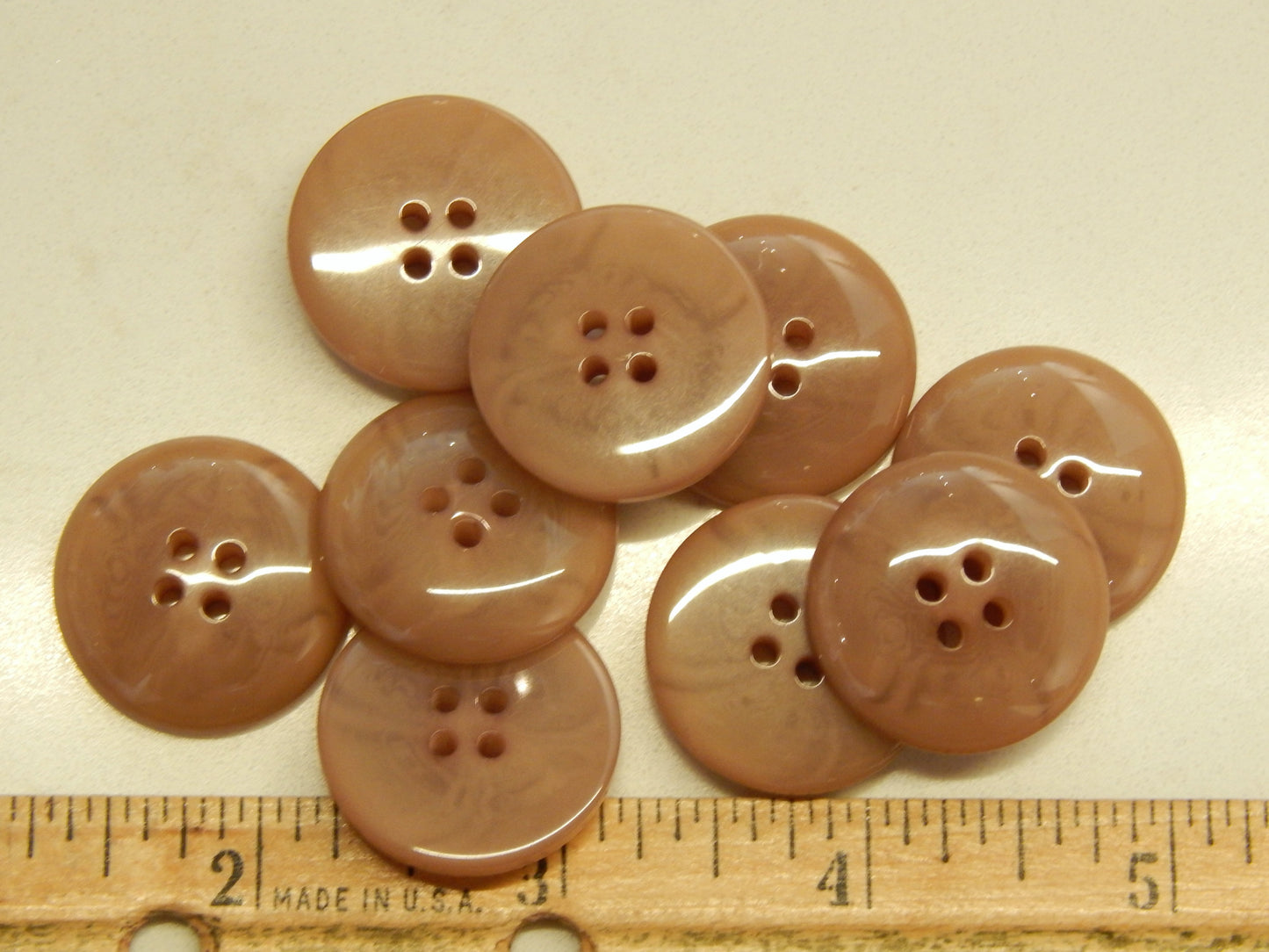 Taupe Marble Buttons