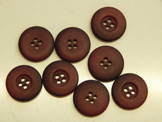 Deep Maroon 4-Hole Buttons