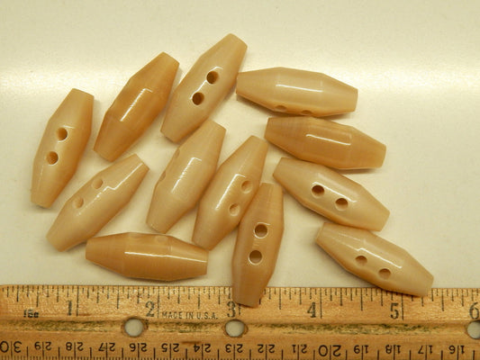 Tan Toggle Buttons - Dill - 1 1/2"