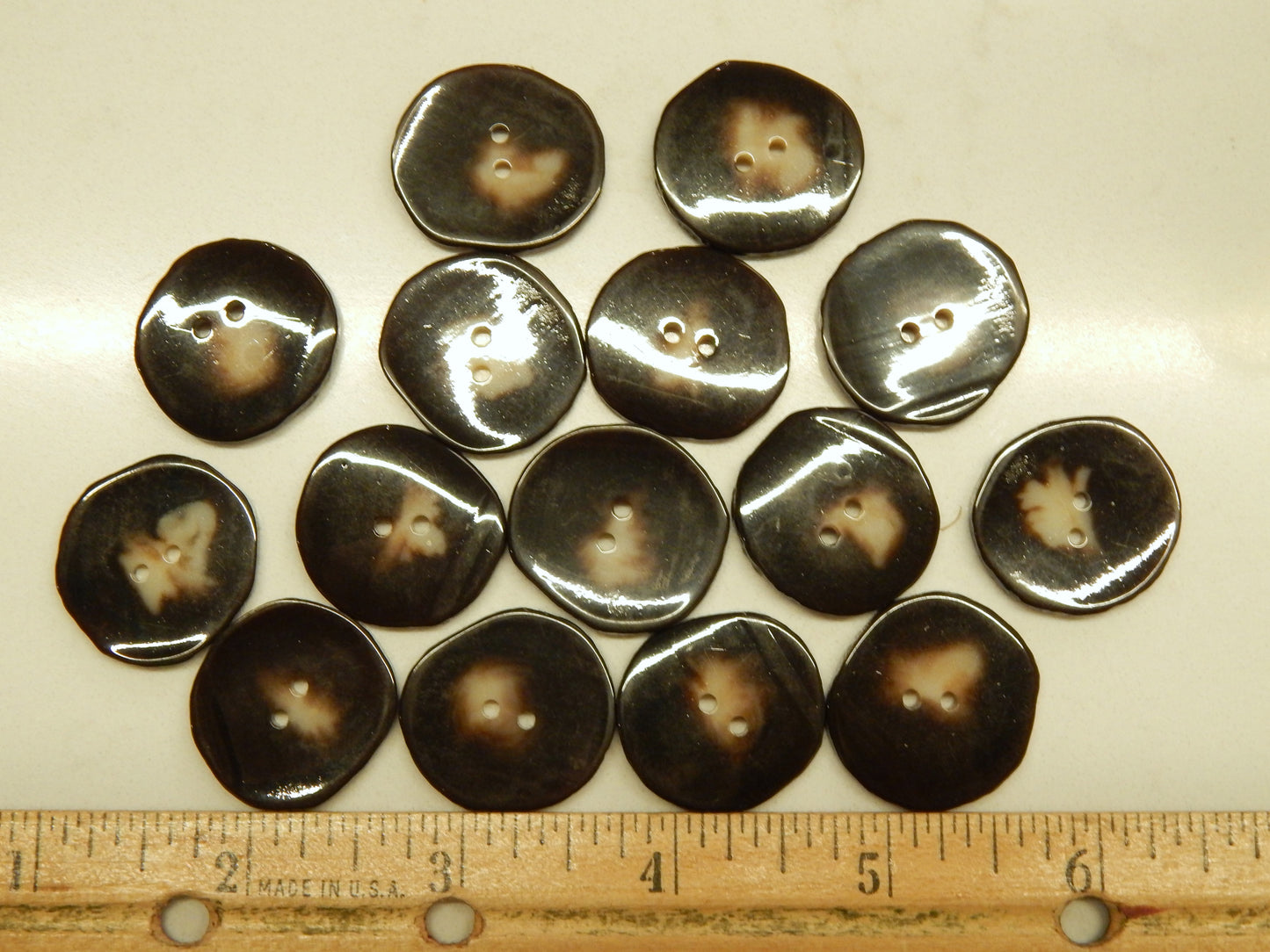 Dark Chocolate Wafer Buttons - Dill - 1"