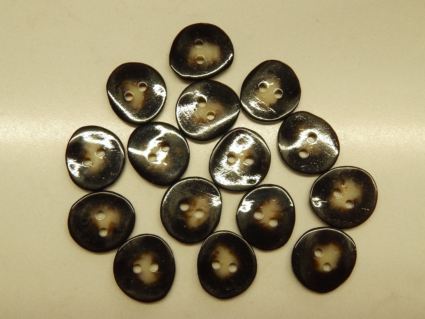 Dark Chocolate Wafer Buttons - Dill - 7/8"