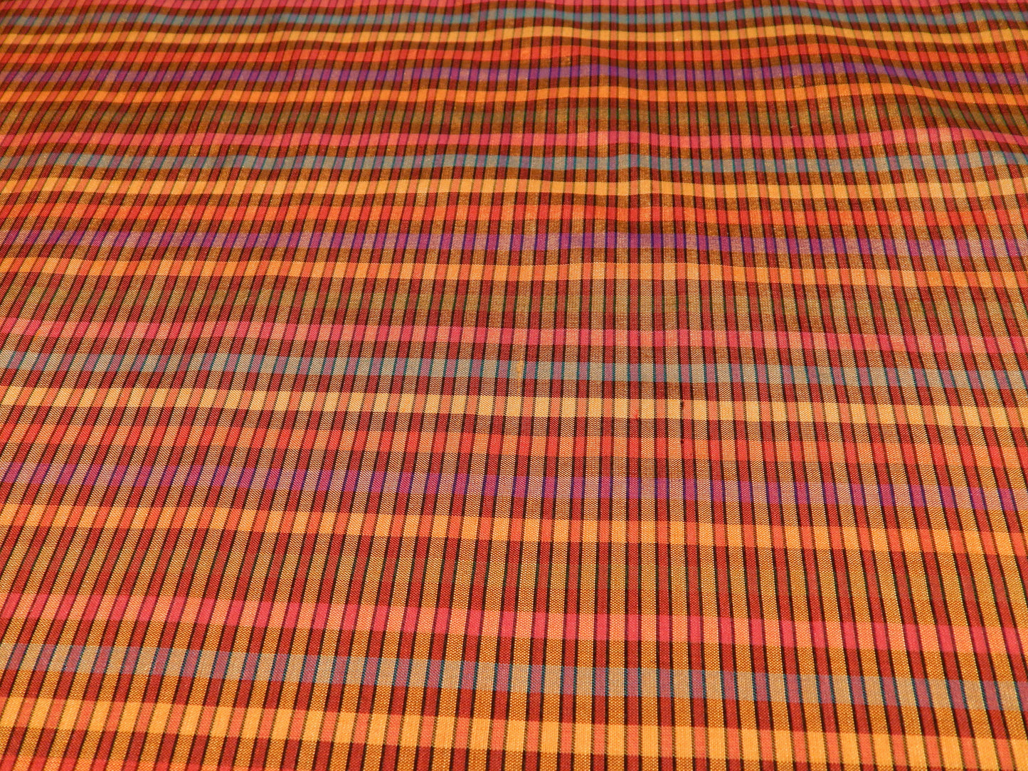 Silken Sunset Striped Taffeta