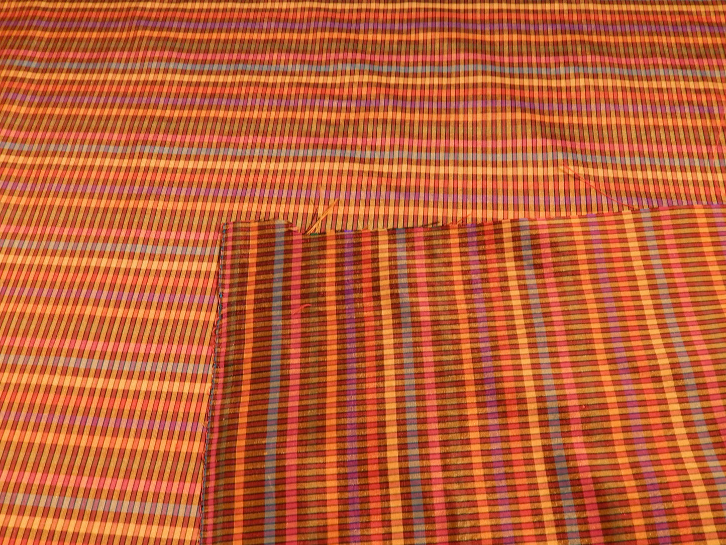 Silken Sunset Striped Taffeta