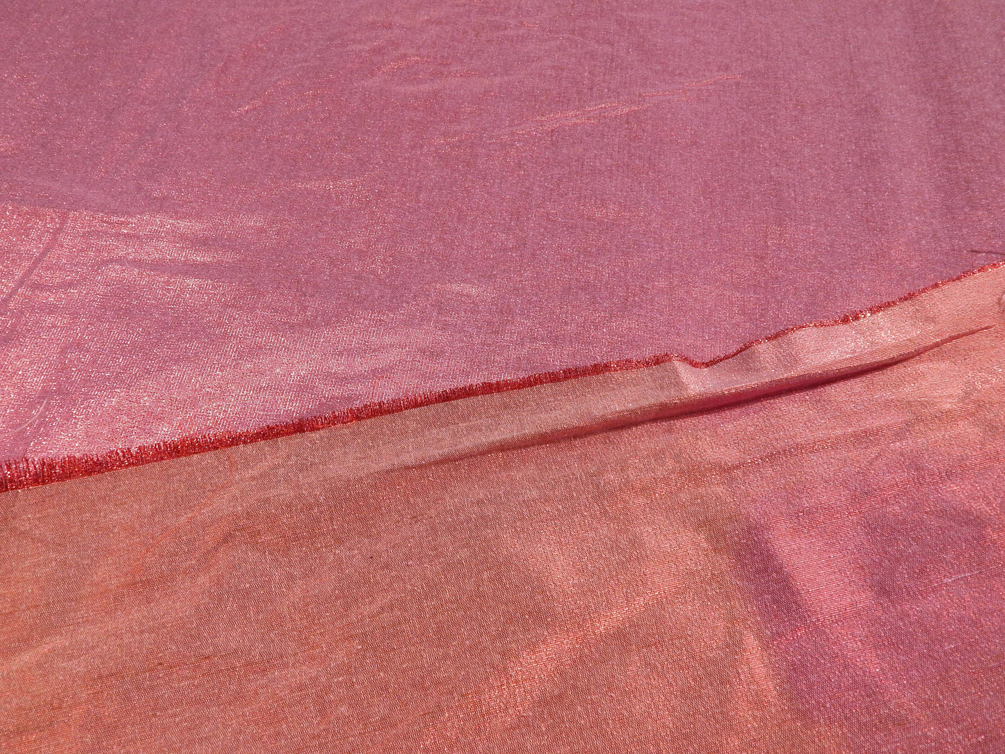 Royal Fuchsia Iridescent Silk Dupioni