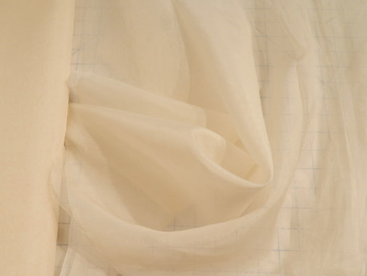 Ivory Silk Organza