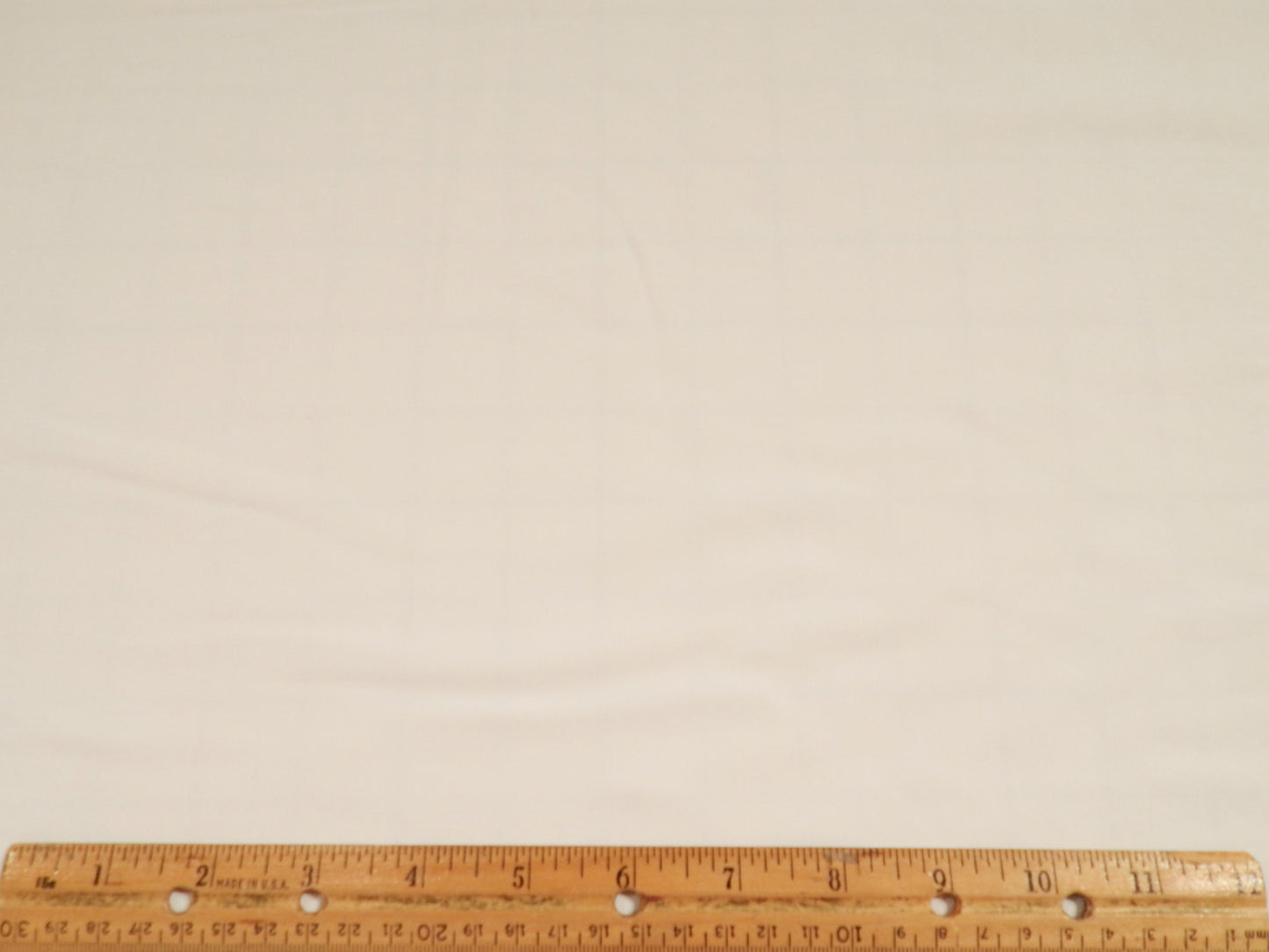 White Rayon Blend Twill