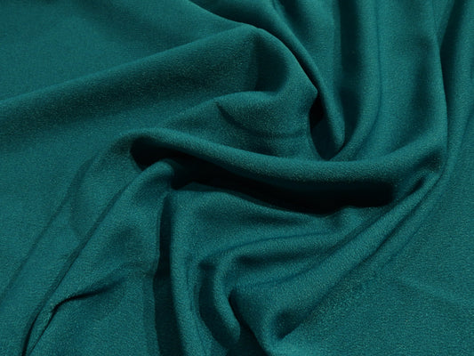 Deep Blue Green Crepe