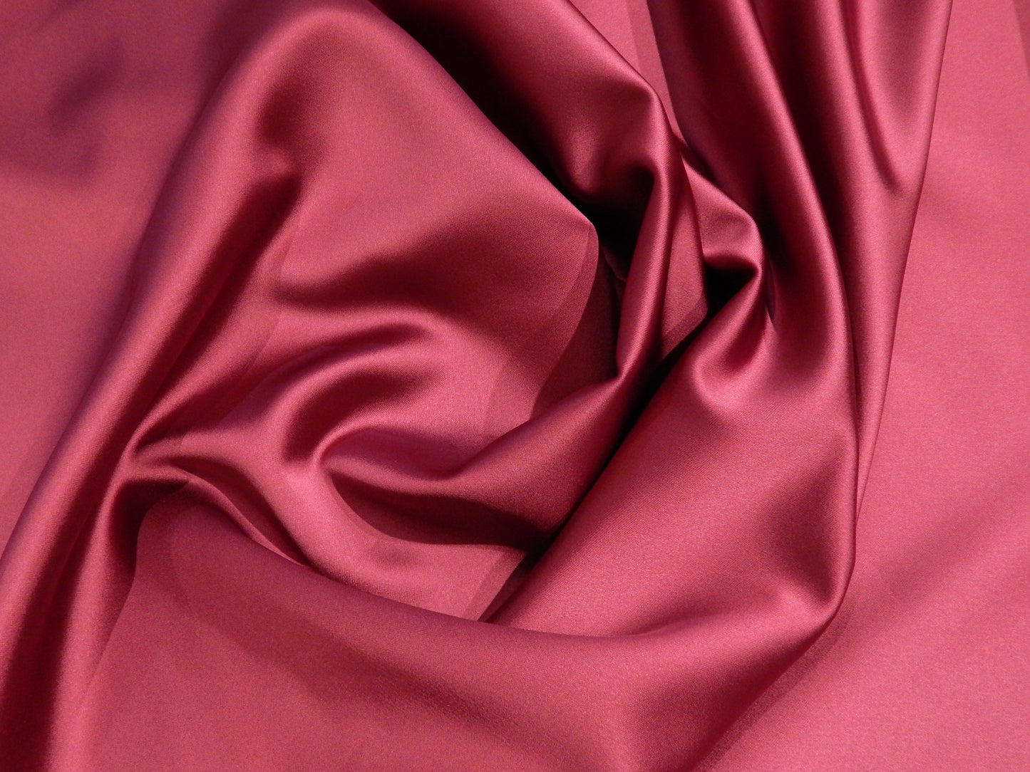 Dark Raspberry Stretch Satin