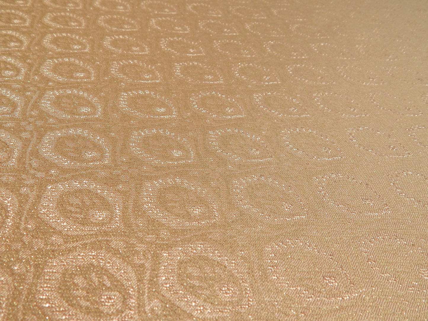 Rose Gold Metallic Brocade