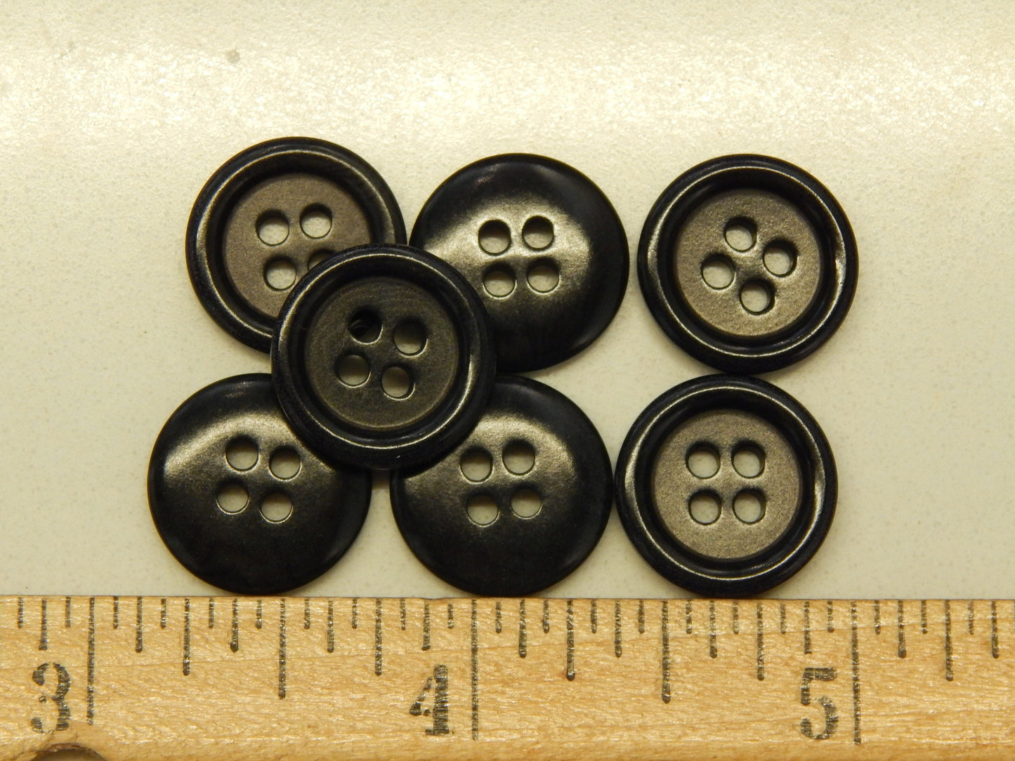 Darkest Navy Corozo Buttons