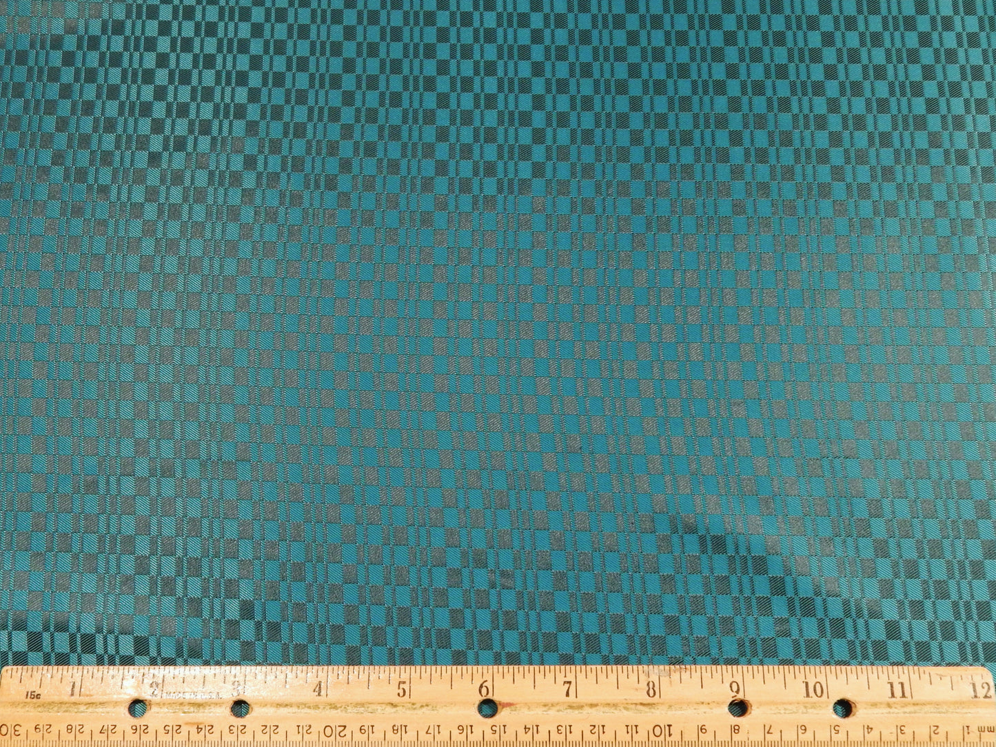 Persian Blue Checkered Jacquard