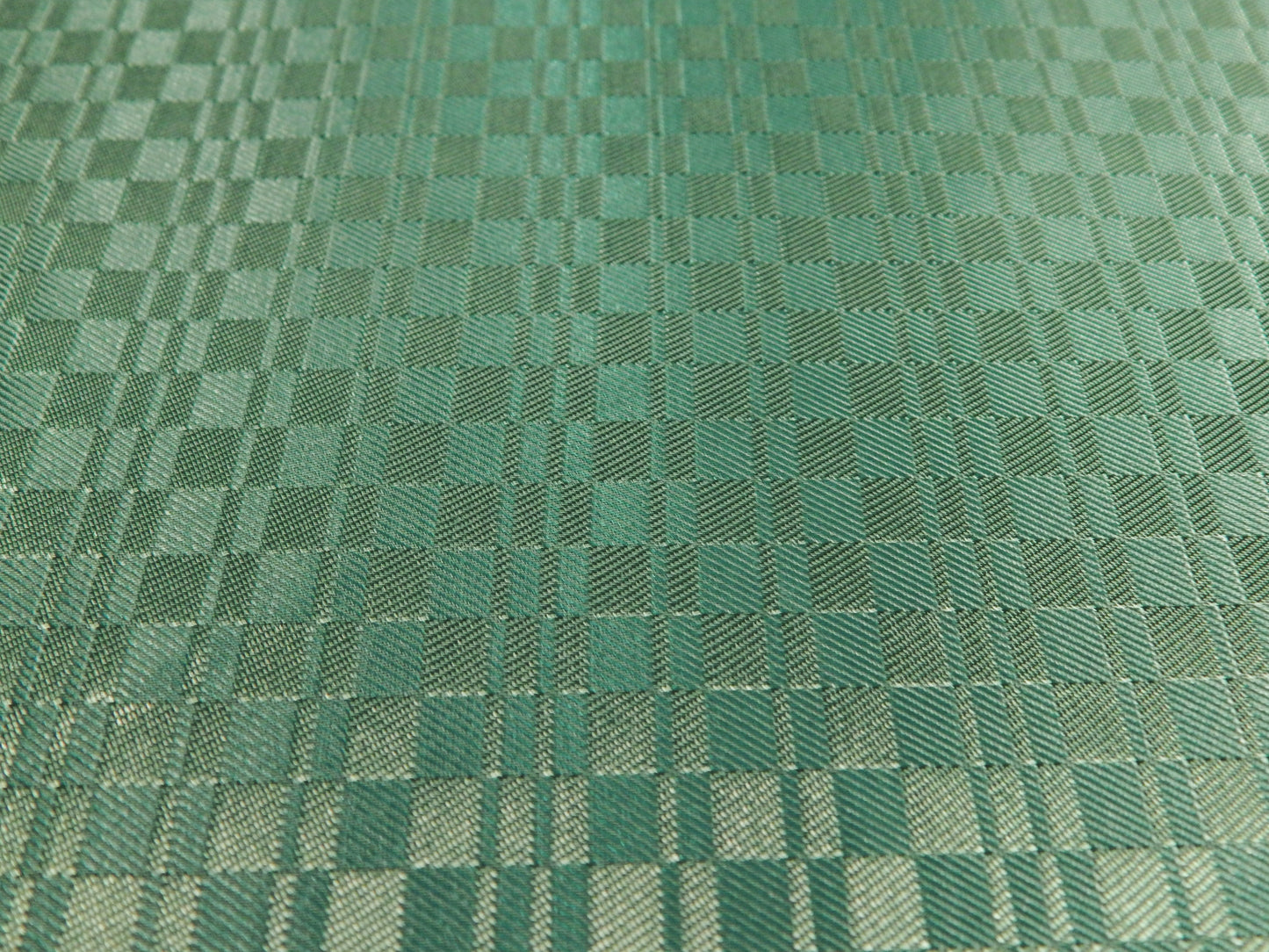 Forest Green Checkered Jacquard