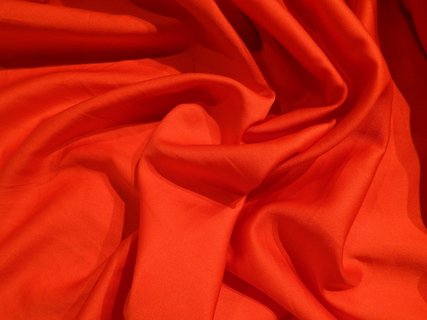 Vermillion Red Sateen