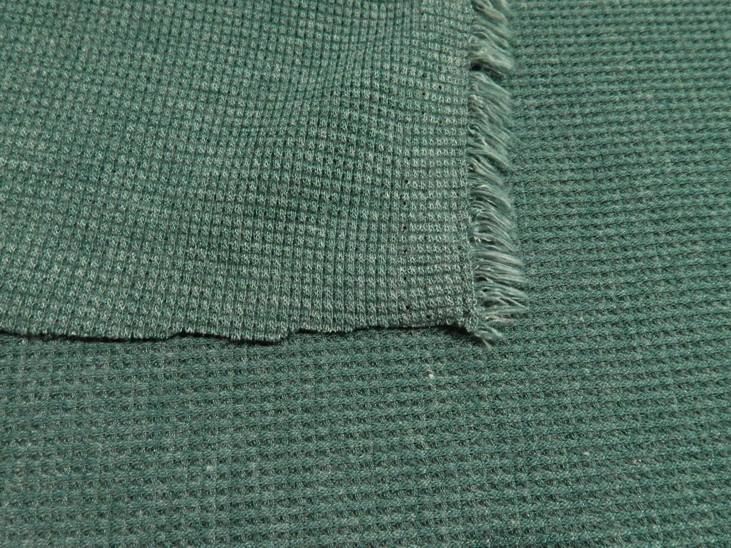 Teal Thermal Waffle Knit