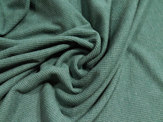 Teal Thermal Waffle Knit