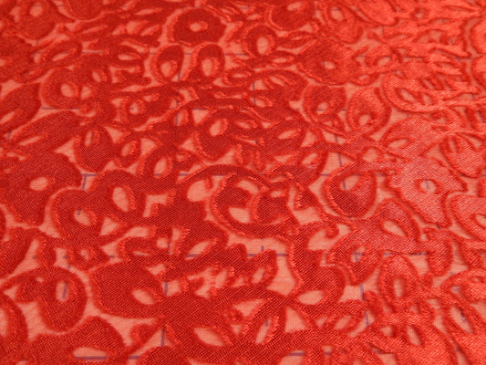 Red Rouge Rayon Burnout