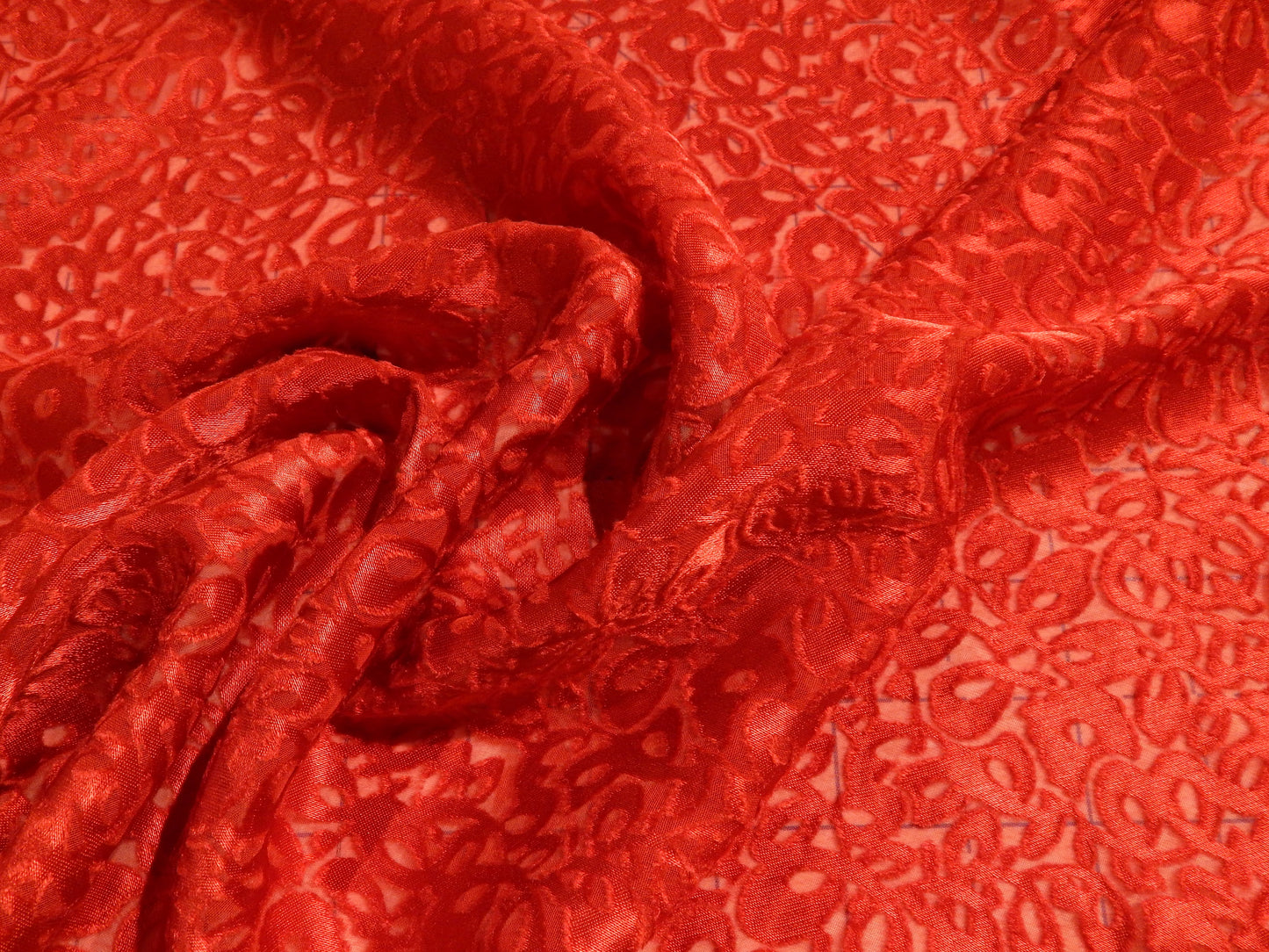 Red Rouge Rayon Burnout