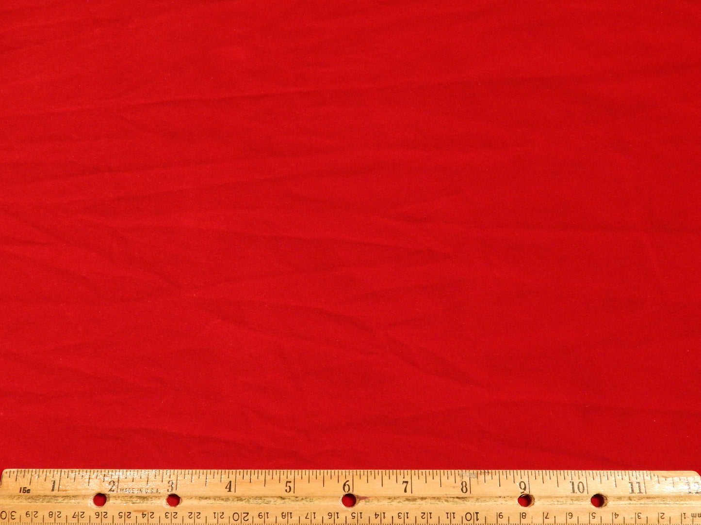 Santa Red Cotton Velveteen