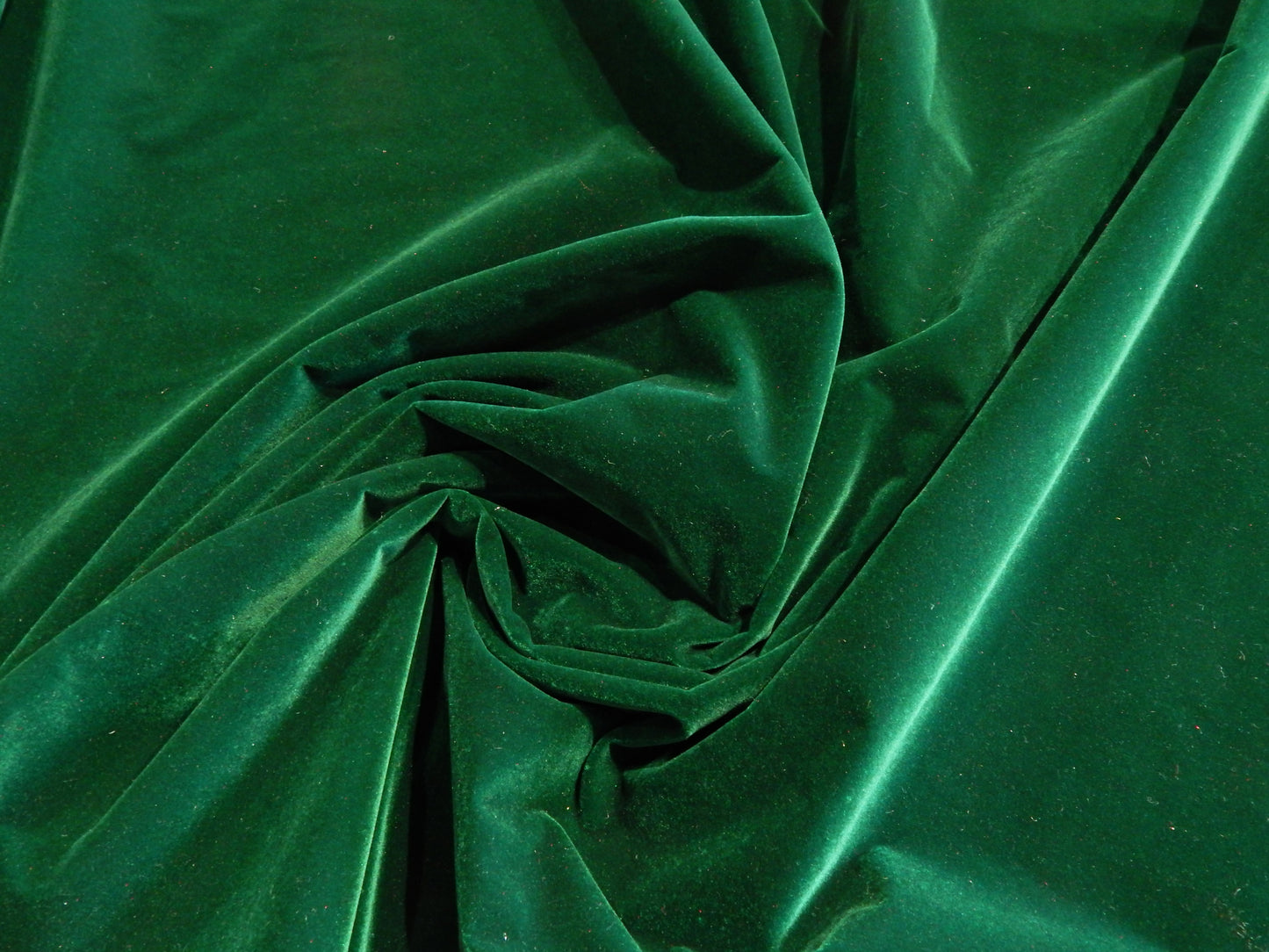 Christmas Tree Green Cotton Velveteen