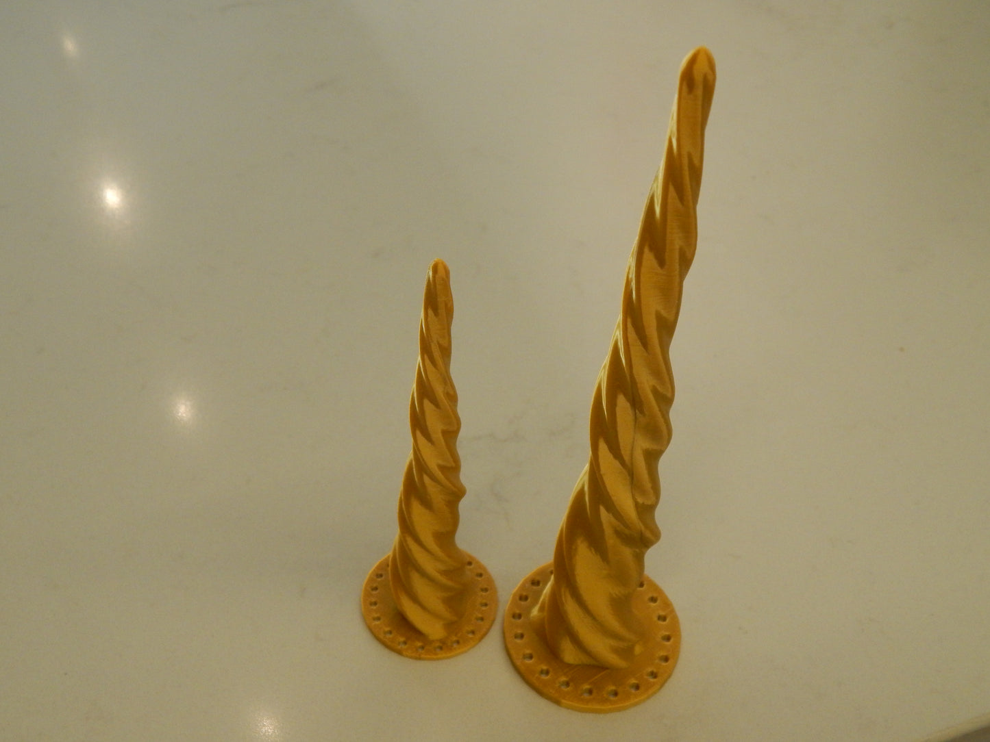 Shiny Gold Unicorn Horns - Sew On!