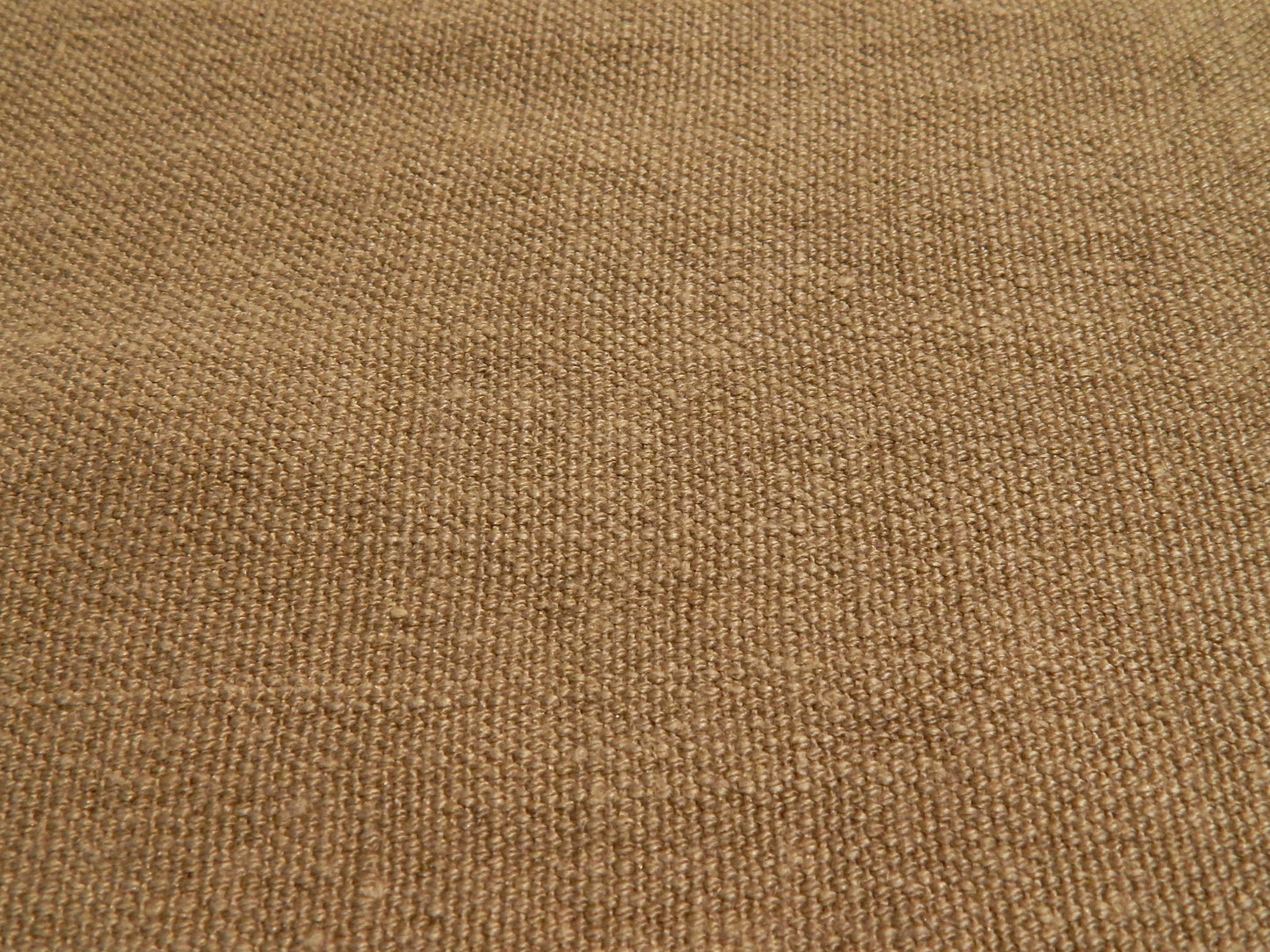 Heavy Tan Basket Weave Linen