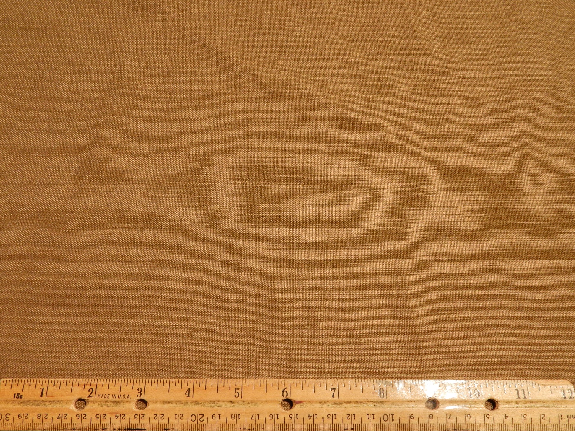 caramel tan woven fabric