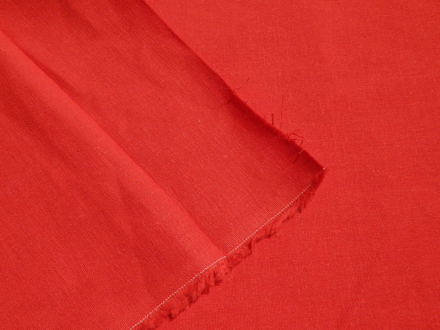 Red Stretch Linen